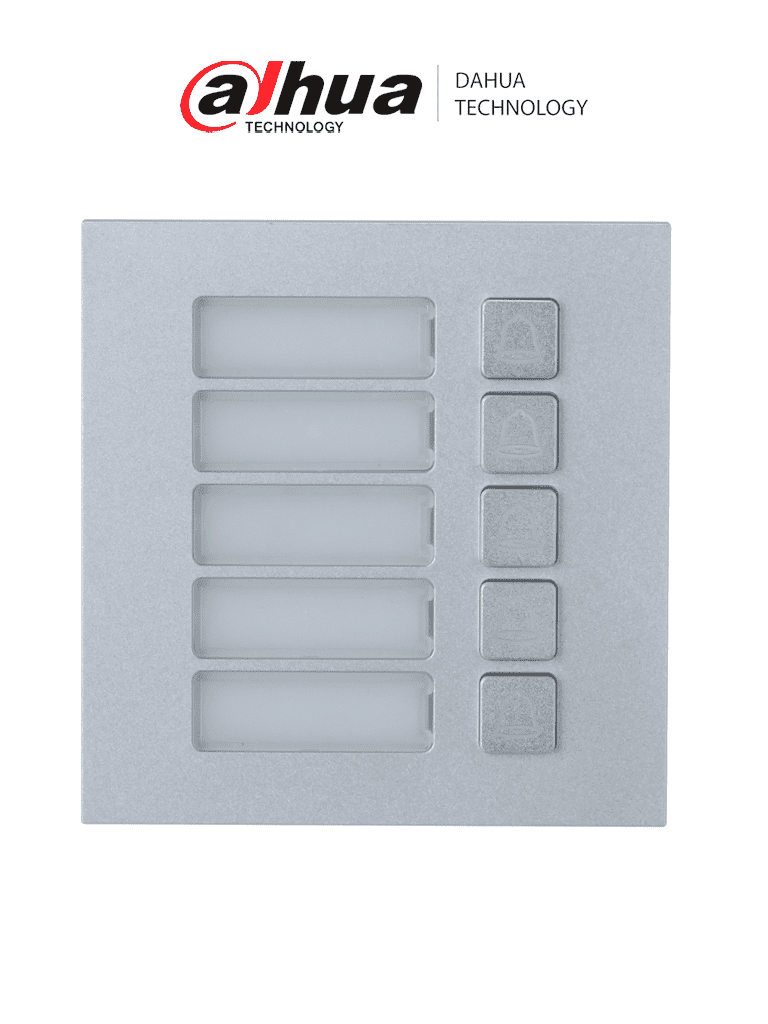 Módulo Dahua DHI-VTO4202F-MB5 con 5 Botones, Departamental, MCI1Q125