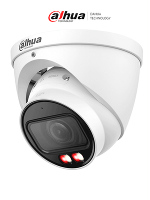 Cámara IP Dahua 6MP con Lente Motorizado 2.7-13.5, Full Color, Iluminador Dual 40m, WizSense, Micrófono, IP67, WDR, PoE, MicroSD