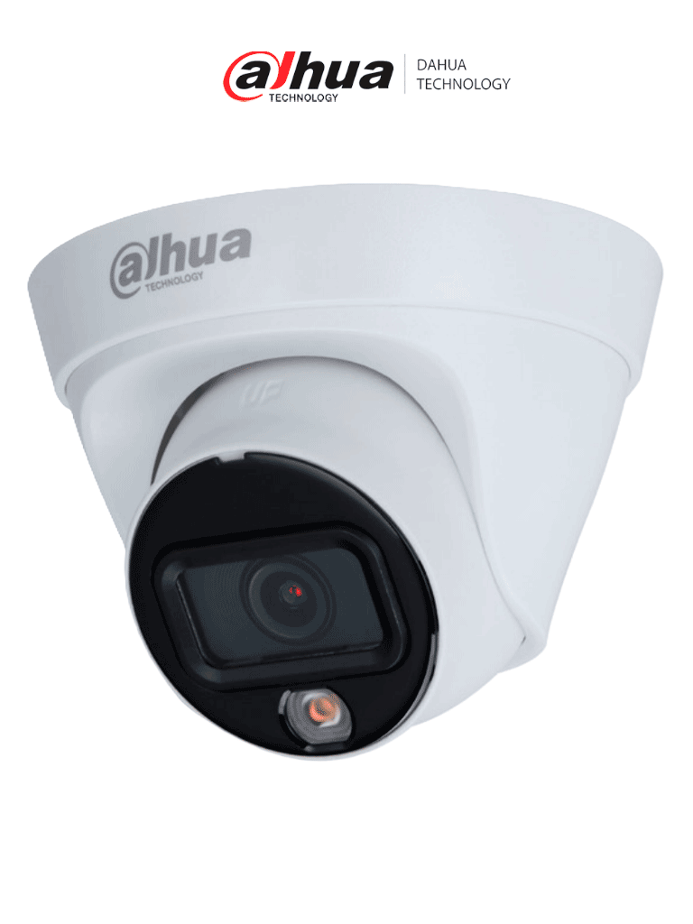 DAHUA Cámara IP Domo DH-IPC-HDW1439T1-LED-S6, 4MP, H.265+, 95° Apertura, PoE