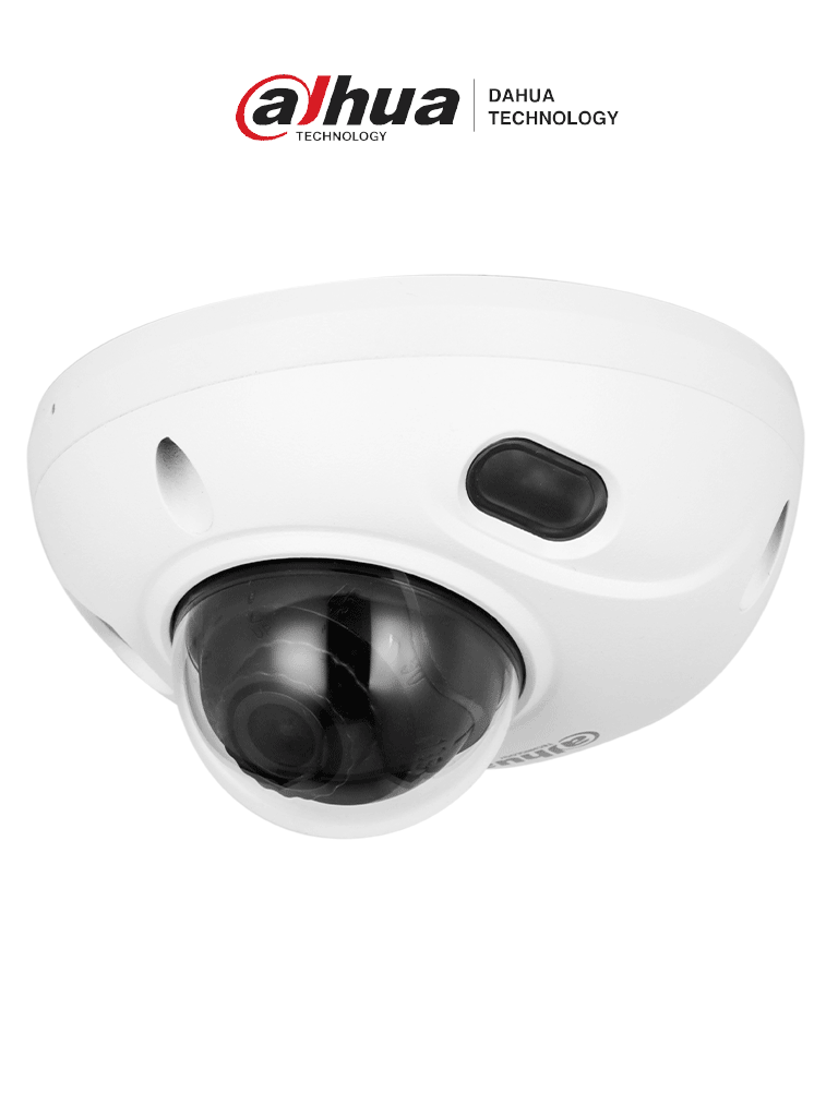 Dahua Cámara IP Domo Antivandálica 2MP, Lente 2.8mm, Visión Nocturna 30m, PoE, IP67