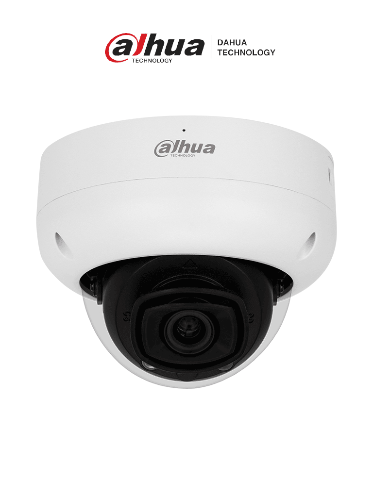 Cámara IP Dahua 4MP Domo, Lente 2.8mm, IR 50m, Acupick, WizMind, Metadatos, IP67, IK10, SMD 3.0