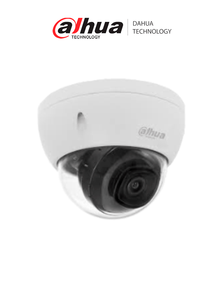 DAHUA Hdbw1230e- camara ip domo antivandalica de 2 megapixeles/ lente de 2.8 mm/ 104 grados de apertura/ metalica/ ir de 30 mts/ ip67/ ik10/ poe/ dwdr/ DH-IPC-HDBW1230EN-0280B-S4