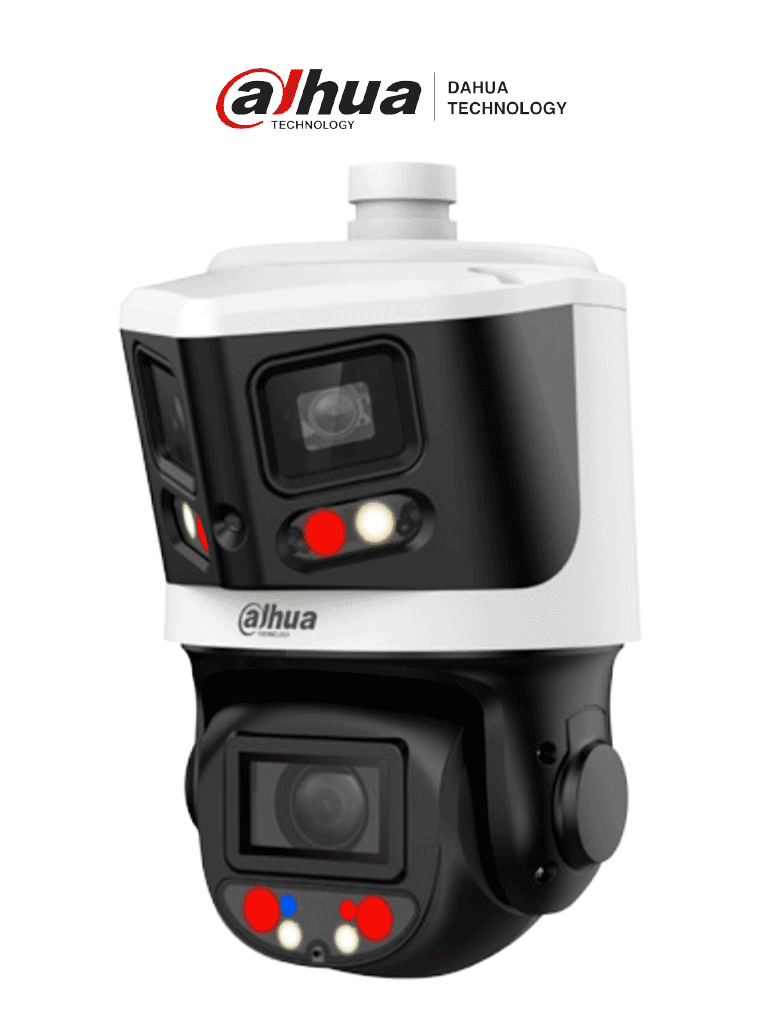 Cámara PTZ IP Dahua DH-SDT3E410-8P-MB-A-PV1, 8MP/4MP, TIOC, 10x Zoom, IR 70m, Autotracking, IP66