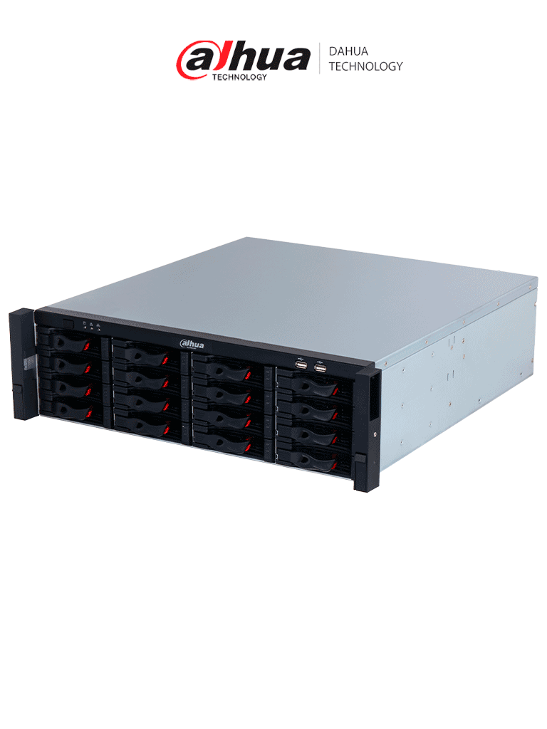 NVR Dahua DHI-NVR616H-64-XI, 64 Canales IP, H.265, IA, 8 CH Face Detection, 40 Bases de Datos, 32 Canales Perimetrales, 32 Canales SMD Plus