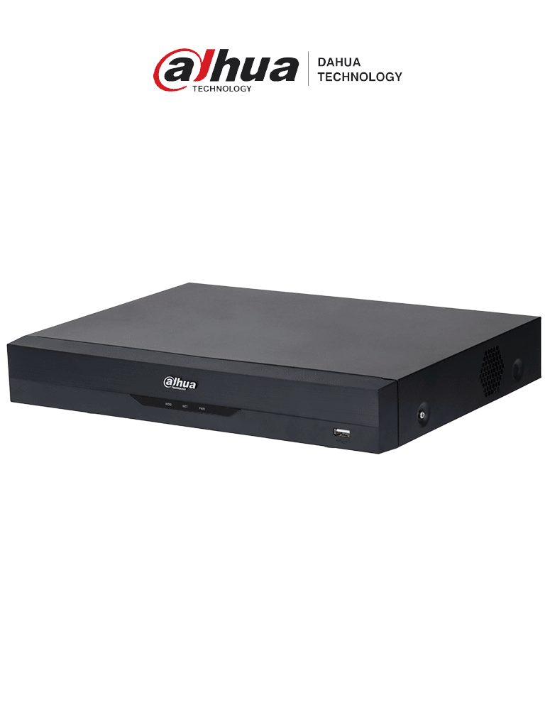 DVR Dahua XVR5108HE-4KL-I3, 8 Canales 4K, Tecnología WizSense, H.265, Reconocimiento Facial, 1 SATA 16TB, 8 Entradas y 3 Salidas de Alarma