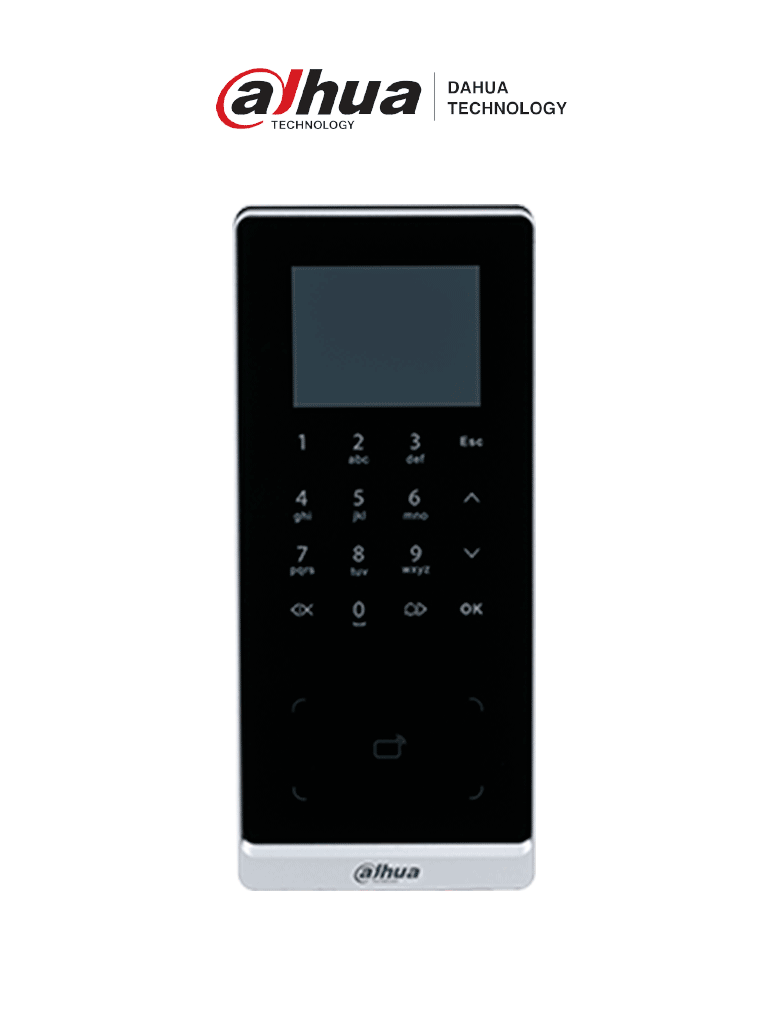 Control de Acceso Dahua ASI2201H con Teclado y Pantalla de 2.4", WiFi/Ethernet, 30,000 Usuarios, Puertos Wiegand/RS485