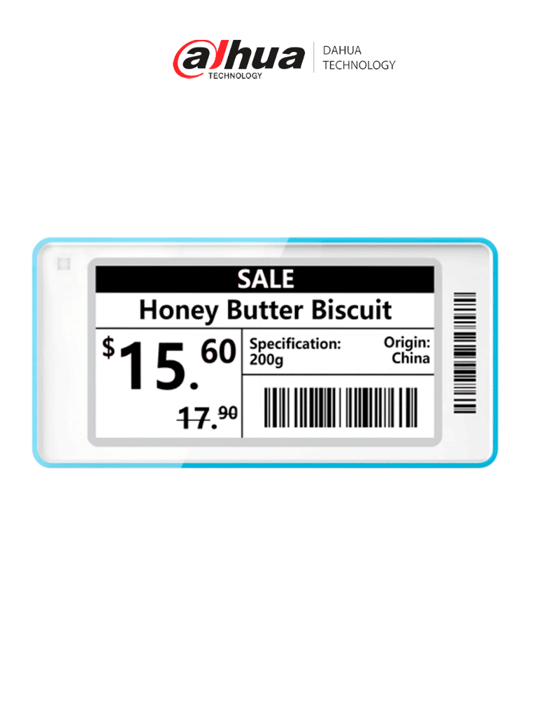 Dahua Etiqueta Electrónica ESL DHI-ESL-E026C-NF, 2.6", Bluetooth 5.1, -25 a 25°C