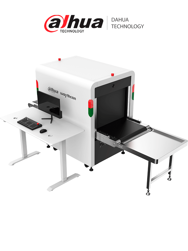 Máquina de Rayos X Dahua DHI-ISC-M6550 con sistema Linux, 2 cámaras integradas, reconocimiento de artículos peligrosos