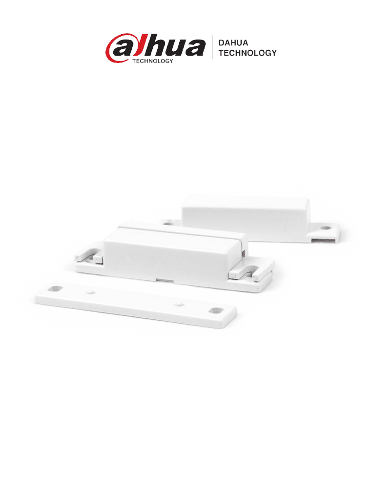 Contacto Magnético Cableado DAHUA DH-ARD313 / GAP 20mm / ABS / Incluye Separadores, Tapas y Tornillos / Uso Residencial o Comercial