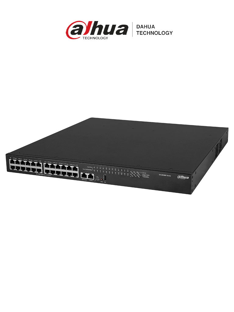 Switch Dahua DH-AS5500-24MGT4XF, 24 Puertos Gigabit PoE Administrable Capa 3, 600W PoE Hi-PoE