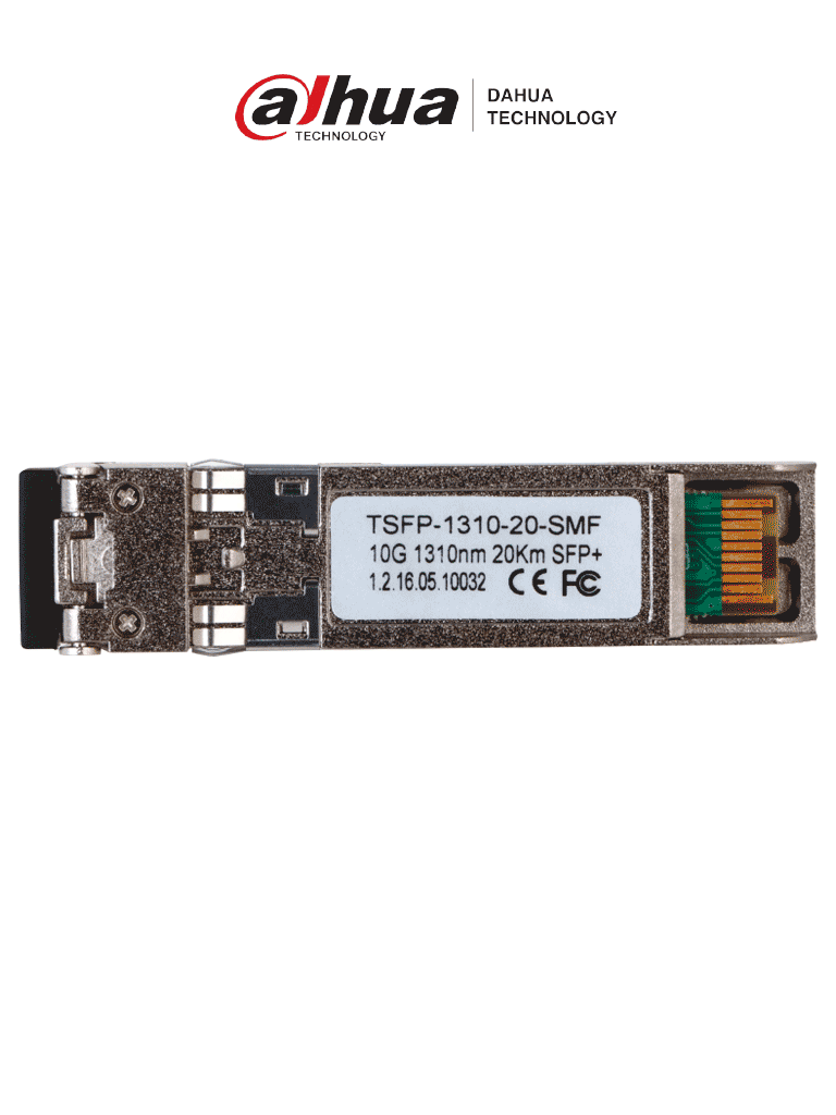 Módulo Óptico Gigabit DAHUA TSFP-1310-20-SMF LC 1310nm/1310nm, Doble Fibra, 20km