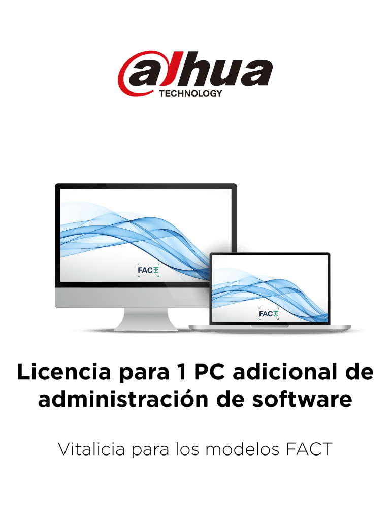 Licencia Adicional DAHUA TITANIUM para Administración de Software, Vitalicia para Modelos FACT, 1 PC