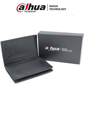 Porta Tarjetas Dahua MATPRO036 Negro Piel Logo, Promocional