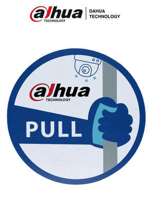 Calcomanía para Puertas de Cristal Dahua MATPRO041, con Logo Dahua, Promocional