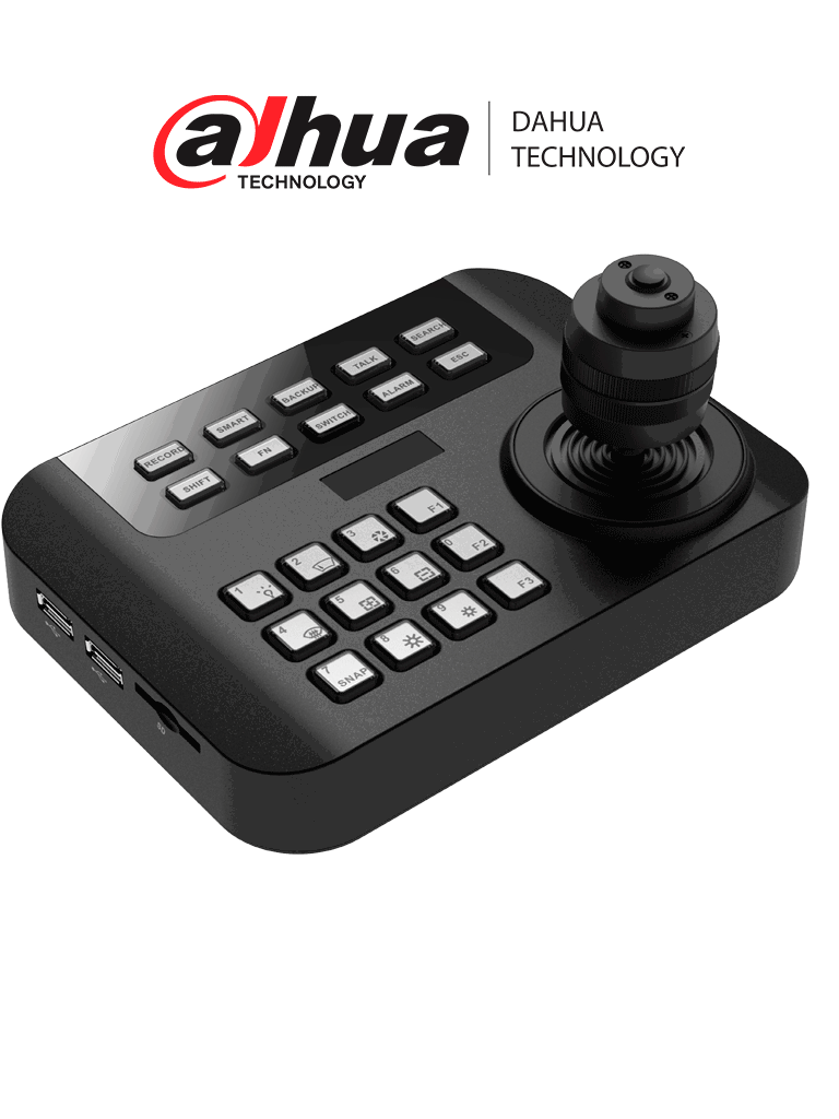 Teclado y Joystick DAHUA MKB1100 para MDVR y MNVR, USB, 22 Botones Programables, 3 Ejes, 5VDC.