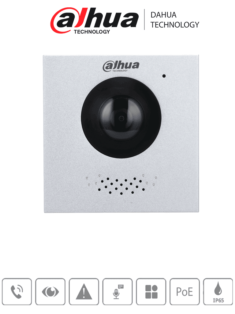 DAHUA VTO4202FX - Frente de calle IP modular 9 módulos 2MP IP65 relay puerta desde celular