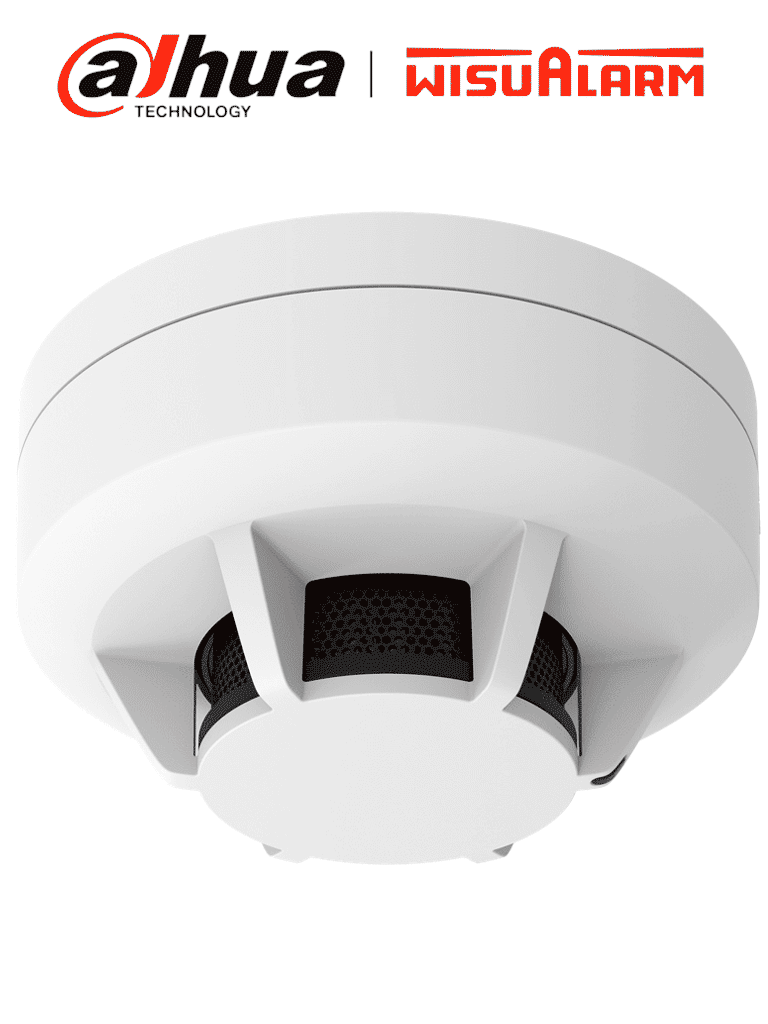 Detector de Humo Fotoeléctrico Direccionable Dual de 2 Hilos Dahua WISUALARM DHI-HY-1301, Cumple Norma EN54-7, Detección Dual, Bajo Consumo de Energía