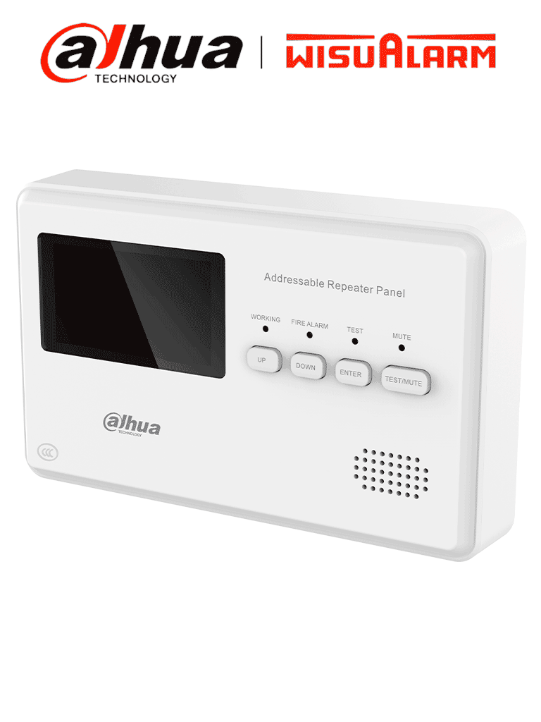 Panel Repetidor Direccionable Dahua DHI-HY-1330/ 2 Hilos/ Alarma 65dB-115dB/ EN54-2/ Hasta 1500 Mts.