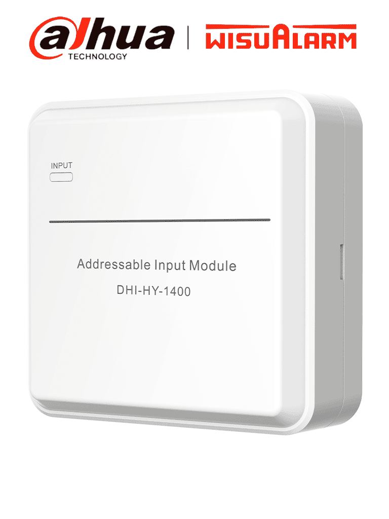Modulo de Entrada Direccionable Dahua Wisualarm HY-1400/ 2 Hilos/ Cumple con EN54-18/ Microprocesador Integrado/ 24VDC