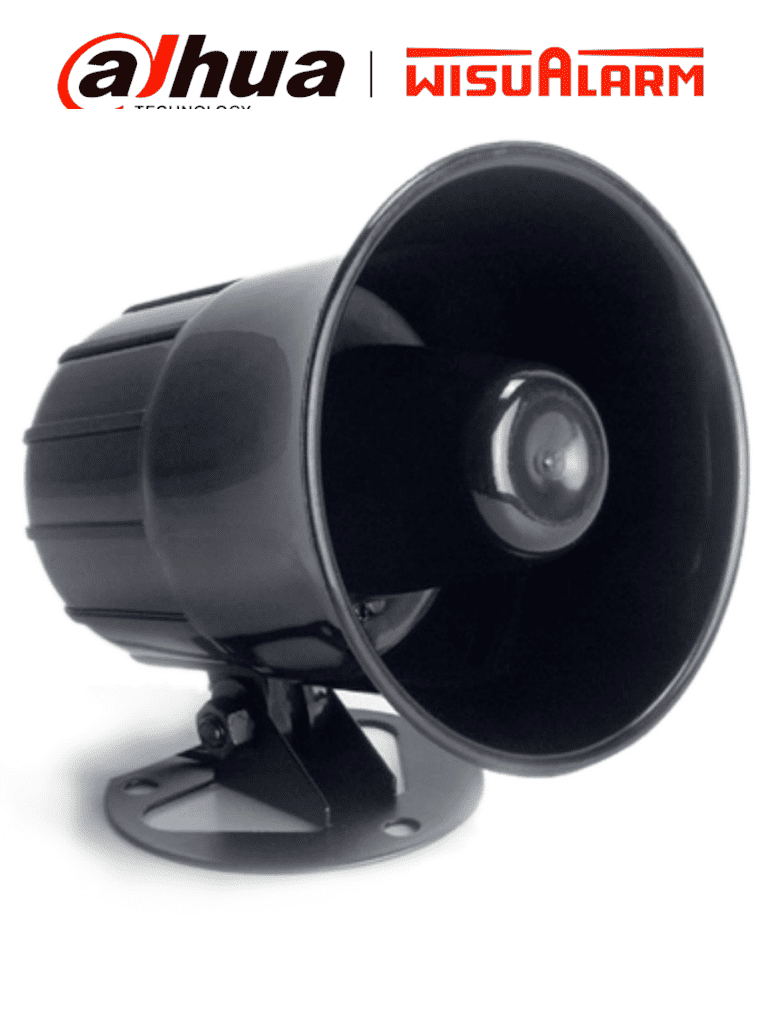 Sirena Cableada DAHUA DHI-HY-ARA16 - 105dB, Instalación 2 Hilos, 12VCC, DC 6-13V