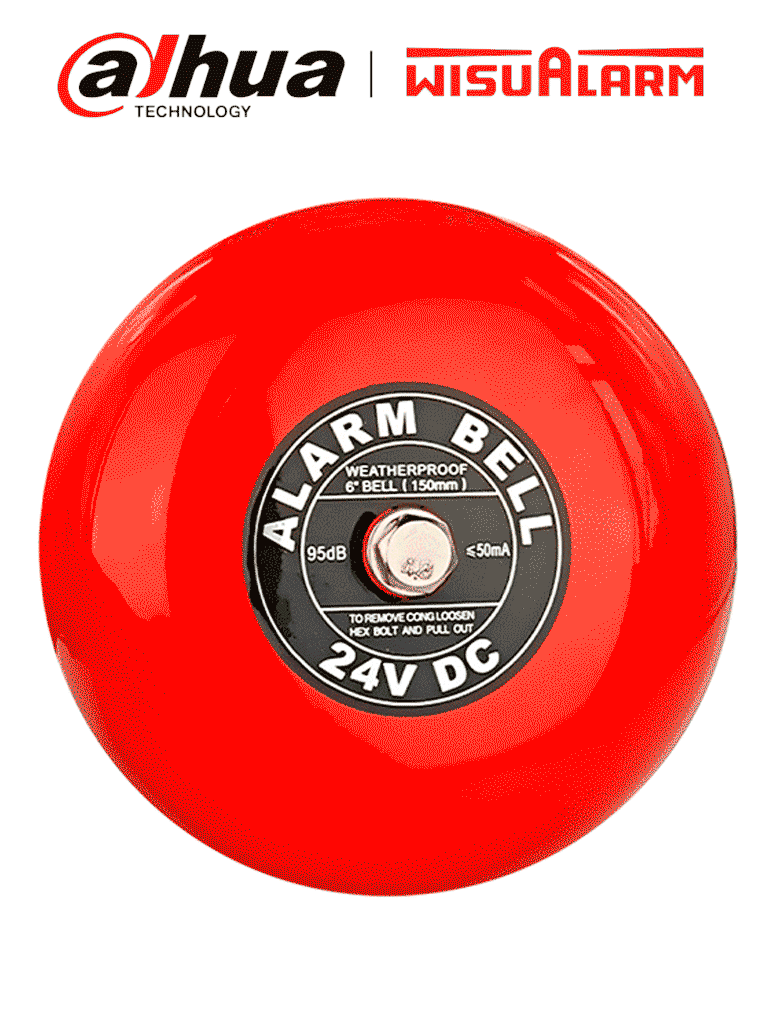 Campana de Alarma de Incendio Dahua DHI-HY-C152, Aluminio Resistente, Sonido Potente, Rápida Respuesta