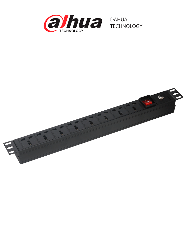 Dahua Barra PDU Multicontacto ZZM10/PDU(8 USA 250), Max 250Vac, 10A, 8 Outlet