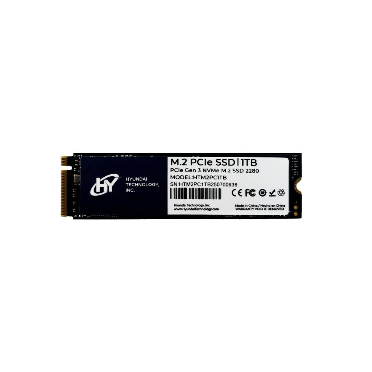 Hyundai SSD HTM2PC1TB, 1TB, SATA III, 550 MB/s Lectura, 520 MB/s Escritura