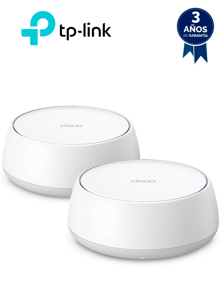 Sistema Mesh WiFi 7 TP-LINK DECO BE25 (2-PACK) - 3.6Gbps, Triple Banda, 2 Puertos 2.5Gbps
