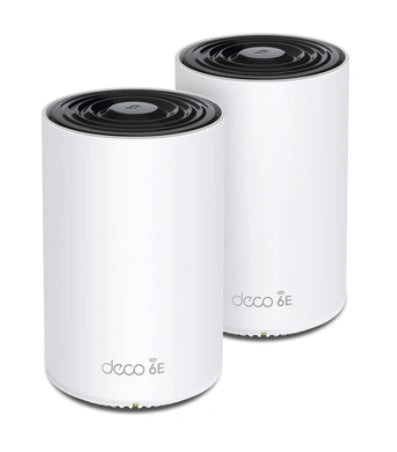 TP-Link Deco XE75(2-Pack) Wi-Fi 6E Mesh, 5400 Mbps, Triple Banda, 2 Puertos Gigabit