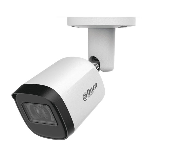 CAMARA DE VIDEOVIGILANCIA TIPO BALA DAHUA DE 5 MEGAPIXELES/ LENTE DE 2.8MM/ ANGULO DE VISIÓN 106 GRADOS/ IR DE 30 MTS/ IP67/ METALICA/ CVI/CVBS/AHD/TVI/ DHT0290094/REEMPLAZA A DH-HAC-B2A51N-0280B-S2