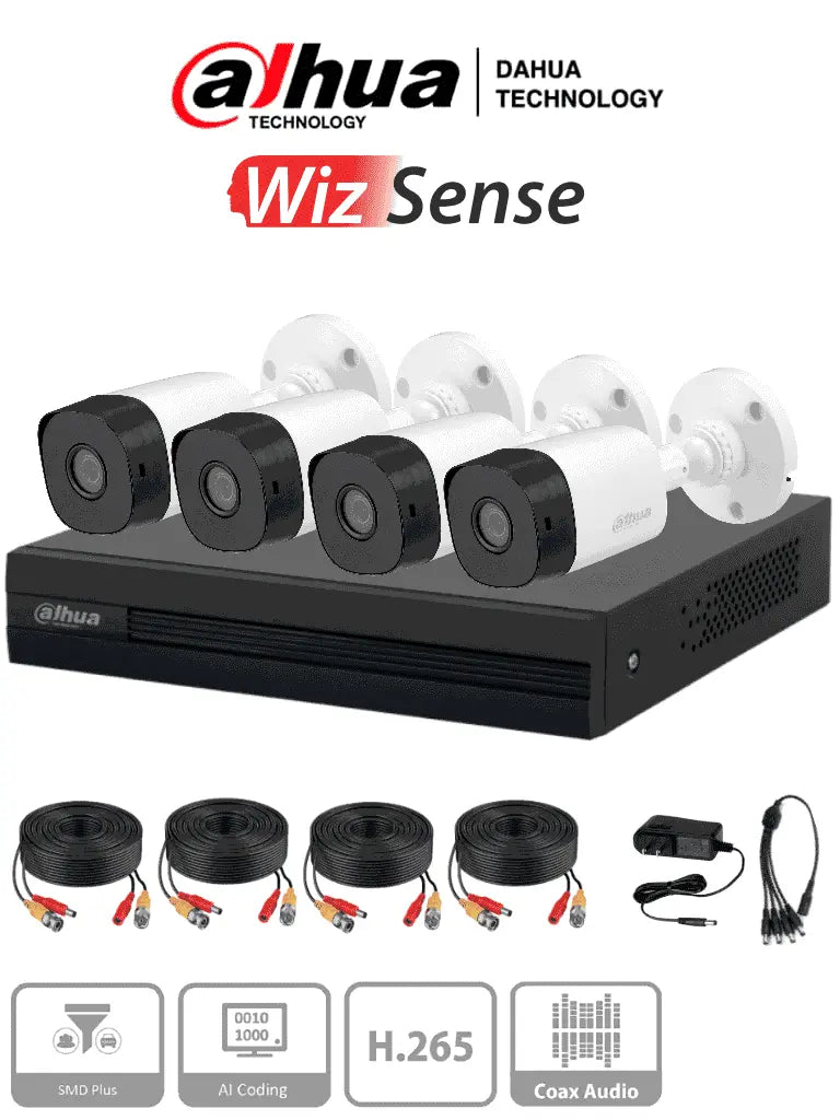 Dahua DH-KIT/XVR1B04-I/4-B1A21N-0360B