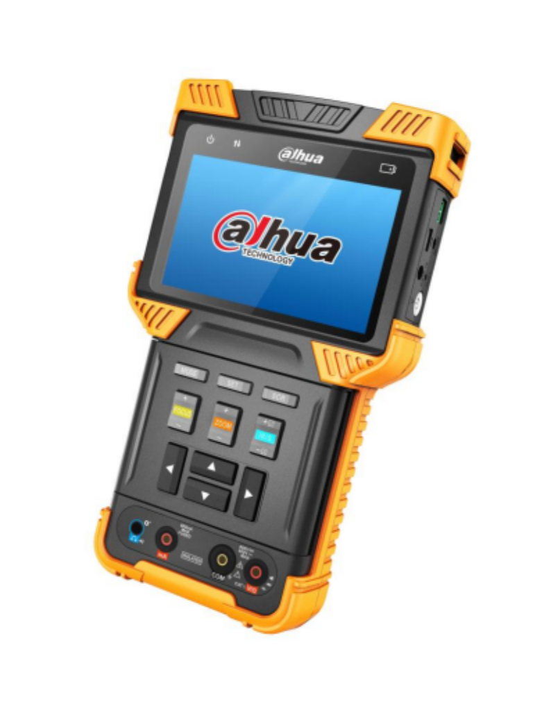 Probador de Video IP Dahua PFM900-E, H.264/H.265, Control PTZ, Audio, Cable de Red, Multímetro, Poe 802.3at, 12v 2Amp