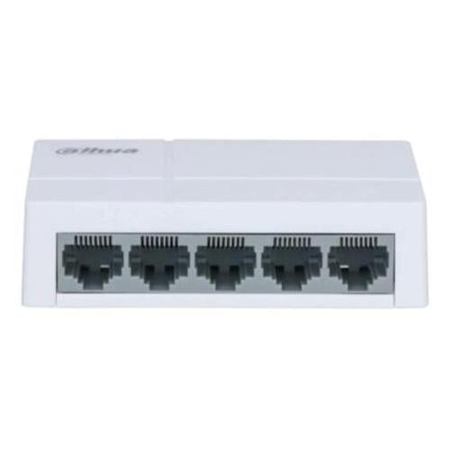 Switch de Escritorio 5 Puertos 10/100 Mbps No Administrado con Soporte PoE (DH-PFS3005-5ET)