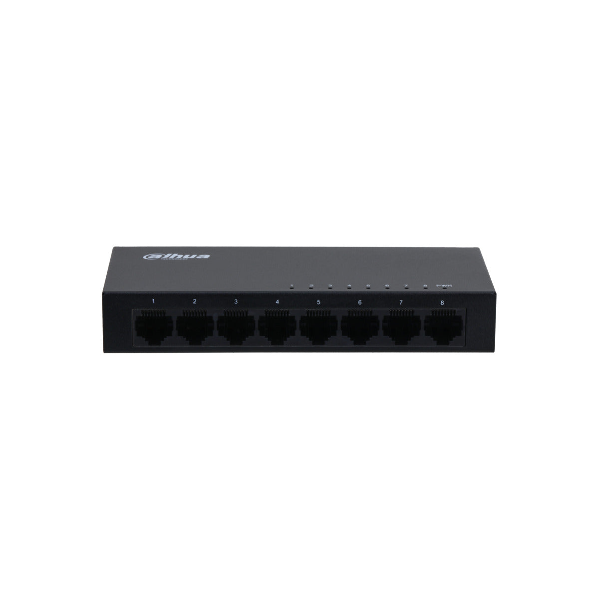 Switch Gigabit No Administrado 8 Puertos, 1Gbps, Montaje en Rack - Negro DH-PFS3008-8GT