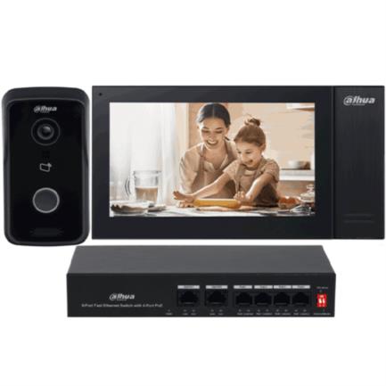 Videoportero IP Dahua 7" Touch/1MP/POE/Switch/Ranura SD/IP65