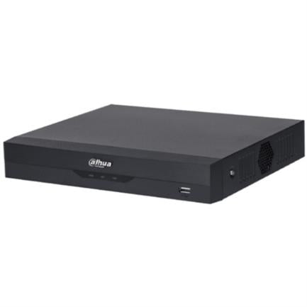 NVR Dahua 4 Canales IP, 4 Puertos PoE, 8MP 4K, WizSense H.265, 80 Mbps, HDMI/VGA