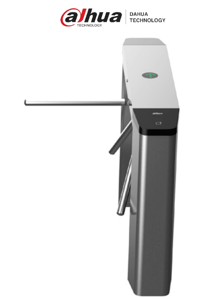 Torniquete Bidireccional Dahua DHI-ASGG120T con Desbloqueo Ajustable, Capacidad de 20-30 Personas/Minuto y Durabilidad de 1 Millón de Ciclos