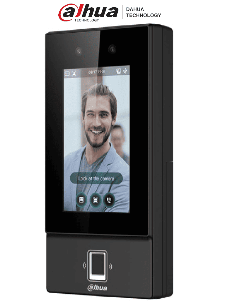 Control de Acceso Dahua ASI6214S, Reconocimiento Facial, Pantalla 4.3", Cámara 2MP, 6000 Usuarios, 6000 Rostros, 6000 Contraseñas, 6000 Huellas