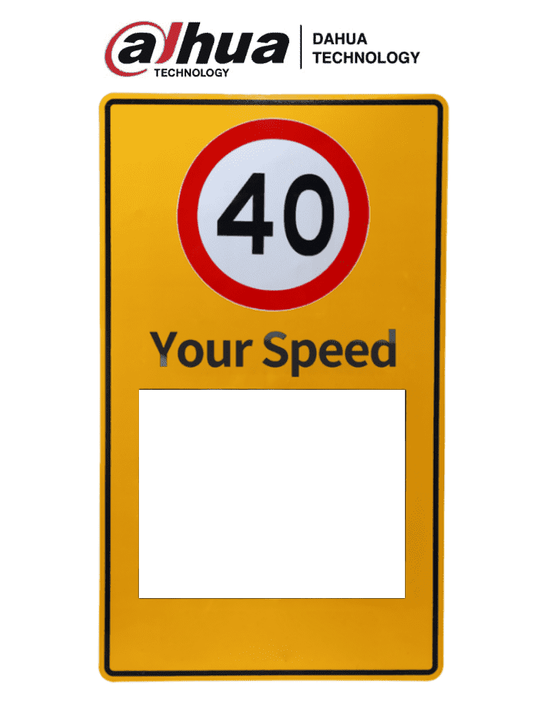 Señales de límite de velocidad DAHUA DHI-ITACS-024SA-JA60 (límite 60 km/h)
