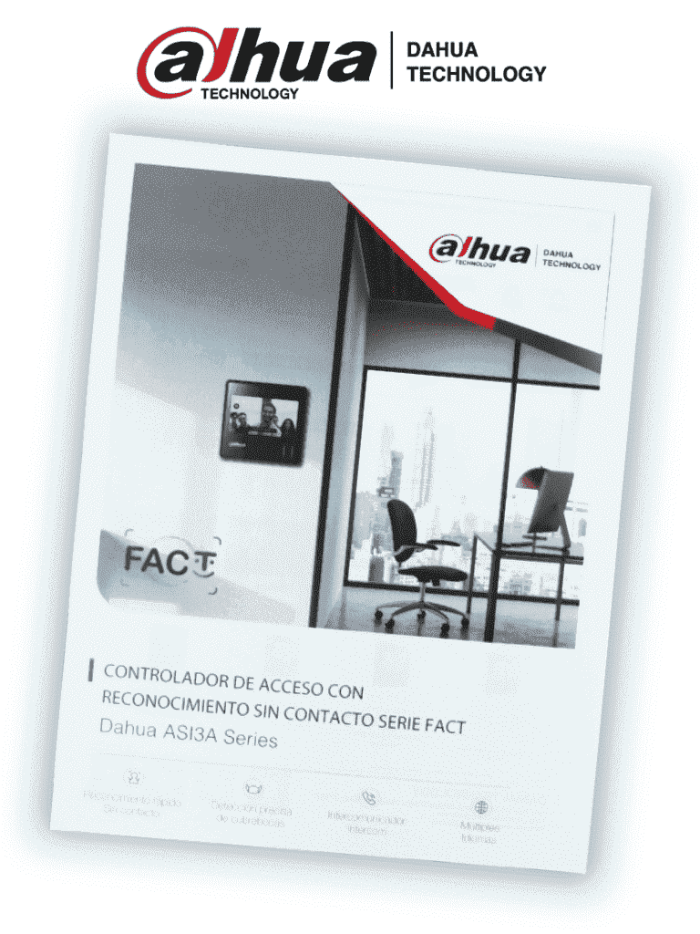 Flyer TVC MATPRO020 Tamaño Carta, Dahua, Controles de Acceso