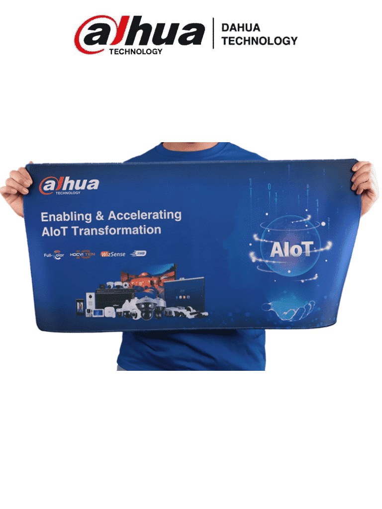 Mouse Pad DAHUA MATPRO038 Largo Azul con Logo, 30x80cm, Promocional