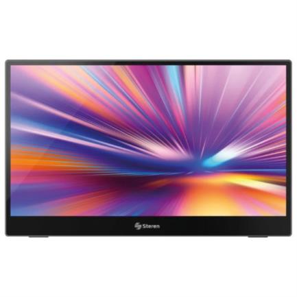 Steren DIS-116T monitor de computadora 39.6 cm (15.6") 1920 x 1080 Pixeles Full HD LCD Pantalla táctil Gris