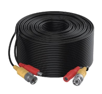 Hikvision Cable Coaxial Siamés DS-1LH1S2C-20, 20m, Soporta 1080P/4K, CCA