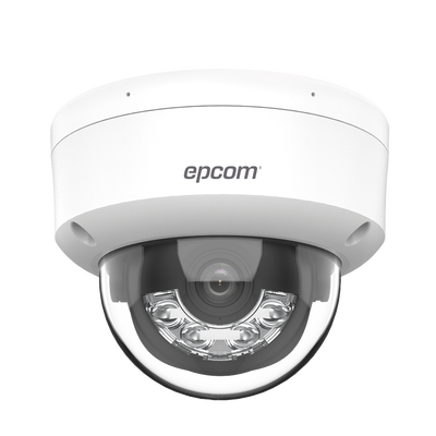 CAMARA HIKVISION DOMO IP 4 MEGAPIXEL / LENTE 2.8 MM / DUAL LIGHT (30 MTS IR + 30 MTS LUZ BLANCA) / MICRÓFONO INTEGRADO / ANTIVANDÁLICO IK08 / ACUSENSE LITE / EXTERIOR IP67 / H.265 / POE / ONVIF / MICRO SD
