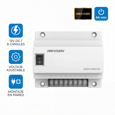 Fuente de poder HIKVISION DS-2FA1205-C8/K