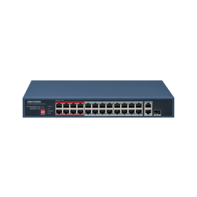 Hikvision Value Series DS-3E0326P-E/M(C) dispositivo de redes No administrado L2 Fast Ethernet (10/100) Energía sobre Ethernet (PoE)