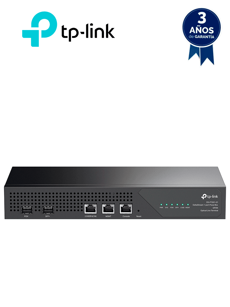 TP-Link OLT DS-P7001-01, 1 Puerto GPON, 128 ONUs, 2.5G RJ45, Administración en la Nube