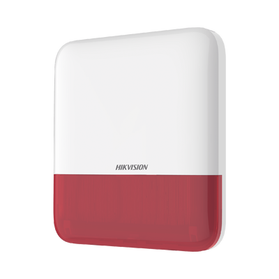 Hikvision DS-PS1-E-WB/R alarma o accesorio para detector, Hikvision Digital Technology, Rojo, Blanco