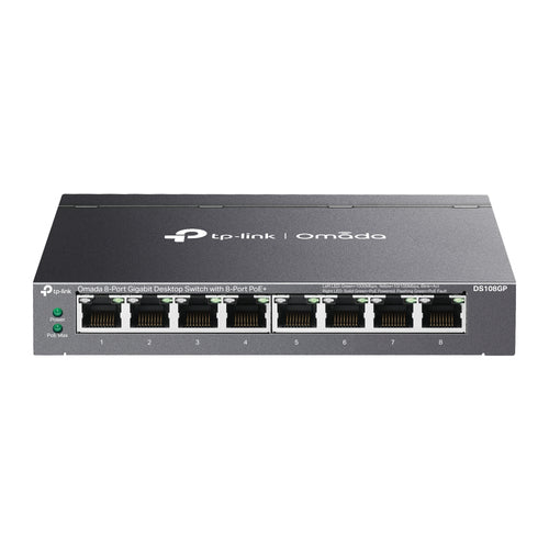 DS108GP - TP-Link Omada DS108GP dispositivo de redes No administrado Si 8 Gigabit Ethernet (10/100/1000)