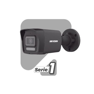 DS-2CD1043G2-LIUF/BLACK - Hikvision Cámara Bala IP / 4 Megapixel / Dual Light 30 m (98.4 ft) DS-2CD1043G2-LIUF/BLACK